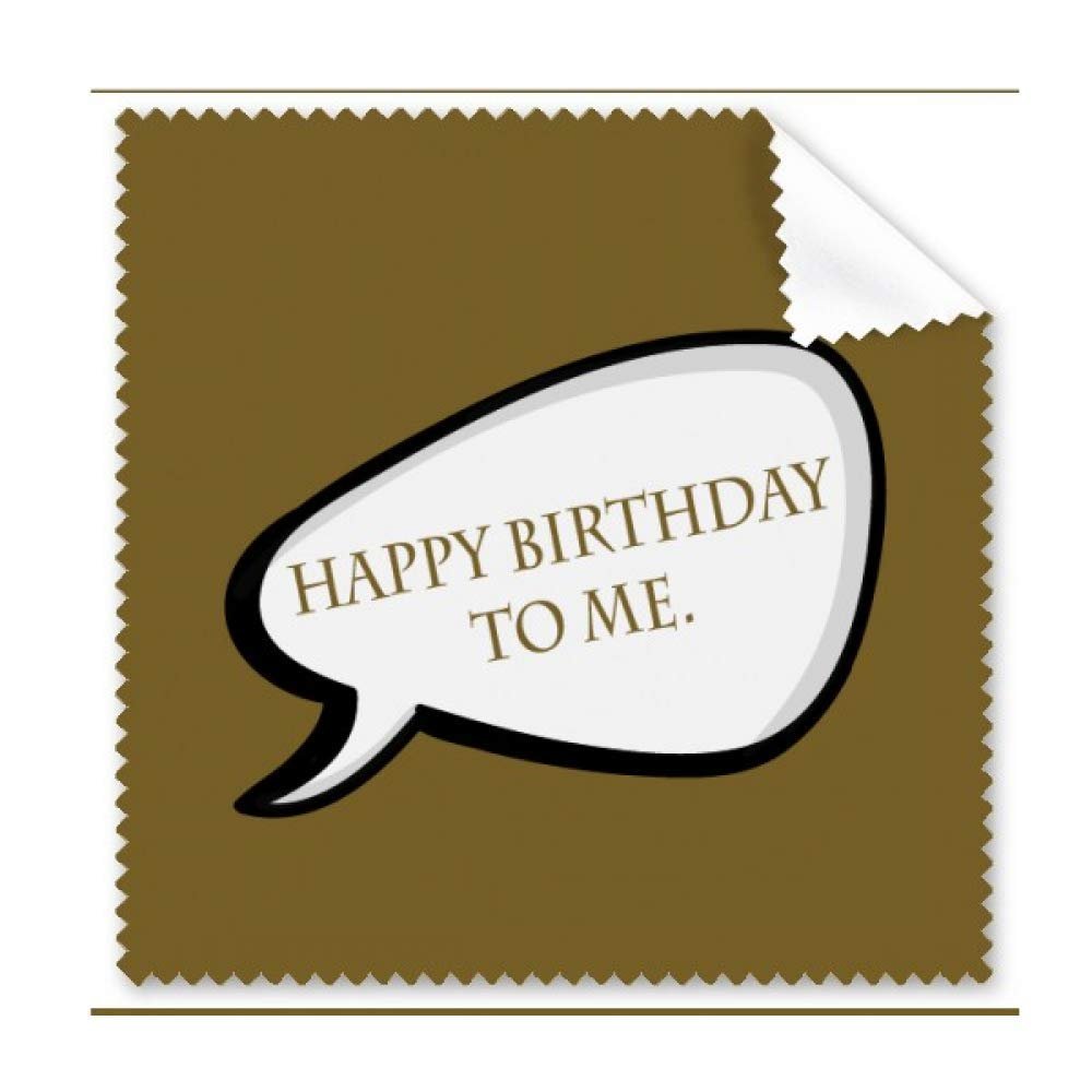 Daily Language Chat Happy Birthday Cleaning Cloth Phone Screen Glasses Cleaner 5pcs