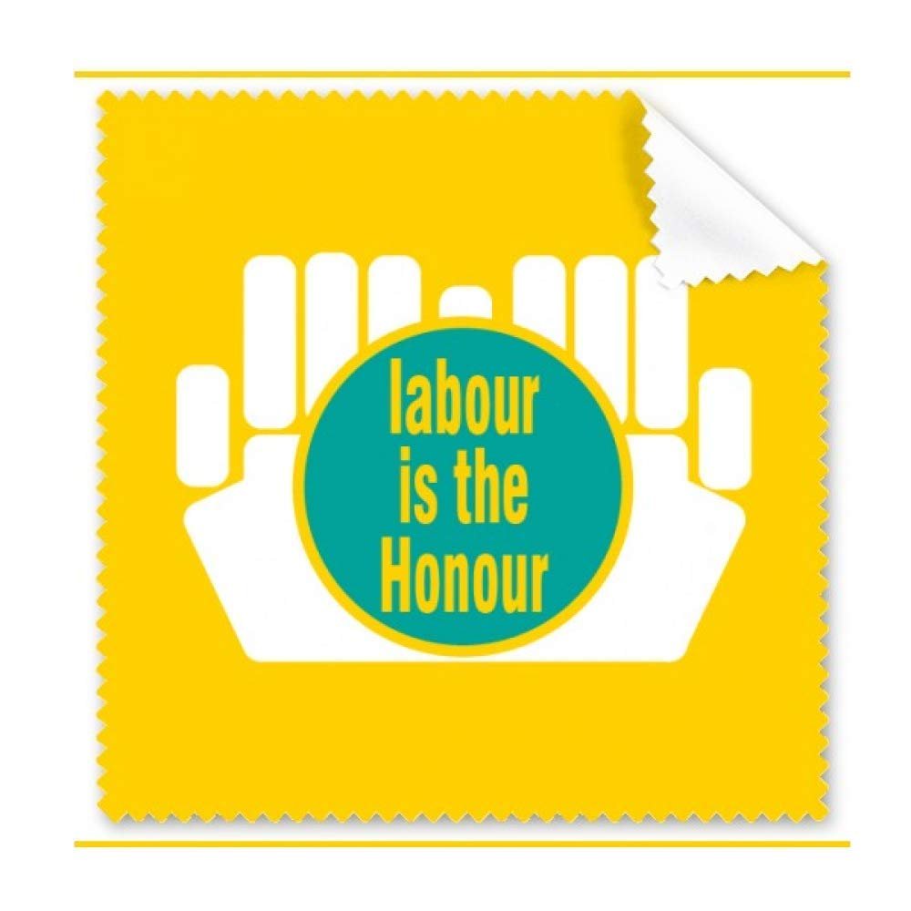 Labor Work Praise Cleaning Cloth Phone Screen Glasses Cleaner 5pcs