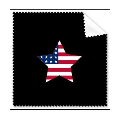 American Pentagram Flag Star Cleaning Cloth Phone Screen Glasses Cleaner 5pcs