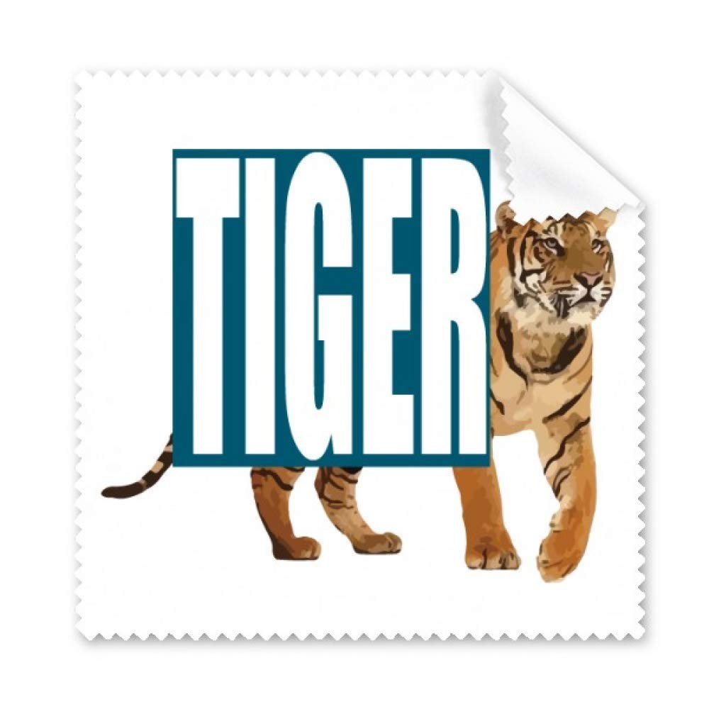 Cats Tigers Ferocious Art Deco Gift Fashion Cleaning Cloth Phone Screen Glasses Cleaner 5pcs