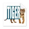 Cats Tigers Ferocious Art Deco Gift Fashion Cleaning Cloth Phone Screen Glasses Cleaner 5pcs view 1