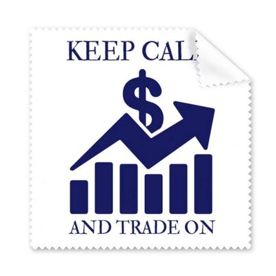 Calm Trading Trend Money Art Deco Gift Fashion Cleaning Cloth Phone Screen Glasses Cleaner 5pcs