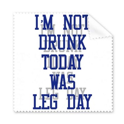 Drinking Sports Leg Pain Art Deco Gift Fashion Cleaning Cloth Phone Screen Glasses Cleaner 5pcs