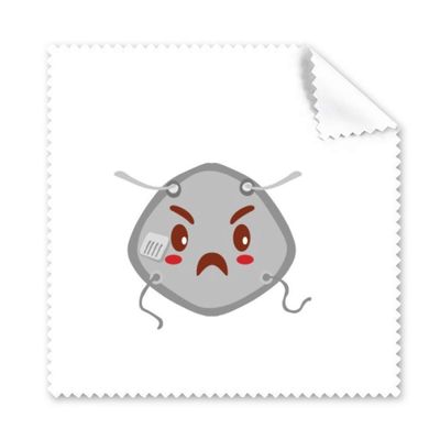 Carefully Head Gaze Expression Face Cleaning Cloth Phone Screen Glasses Cleaner 5pcs