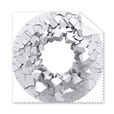 Broken Wall Impact Decoration Cleaning Cloth Phone Screen Glasses Cleaner 5pcs