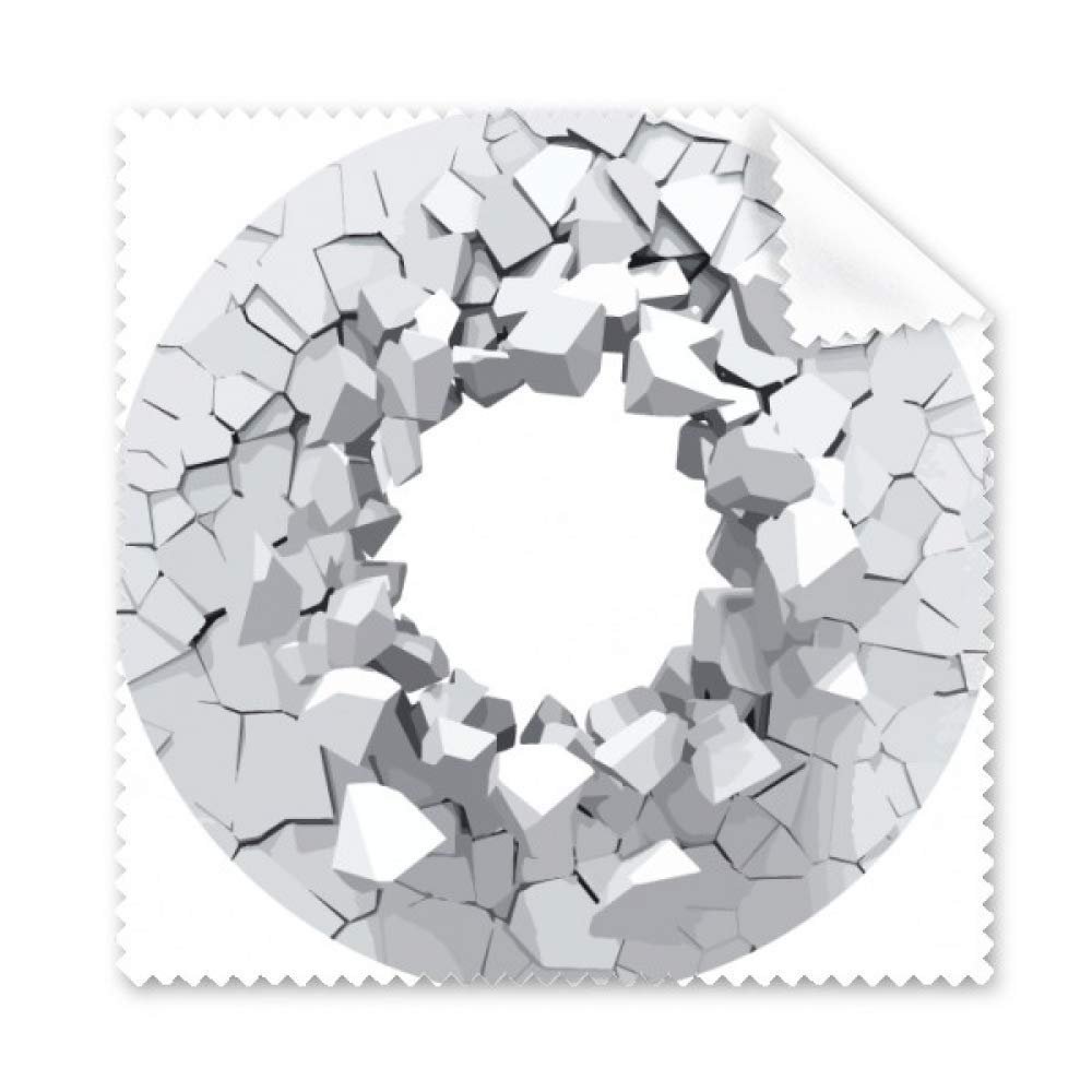Broken Wall Impact Decoration Cleaning Cloth Phone Screen Glasses Cleaner 5pcs