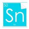 Chemistry Elements Period Table Poor Metals Tin Sn Cleaning Cloth Phone Screen Glasses Cleaner 5pcs view 1