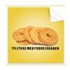 Danish Specialty Cookie Blessing Text Cleaning Cloth Phone Screen Glasses Cleaner 5pcs view 1