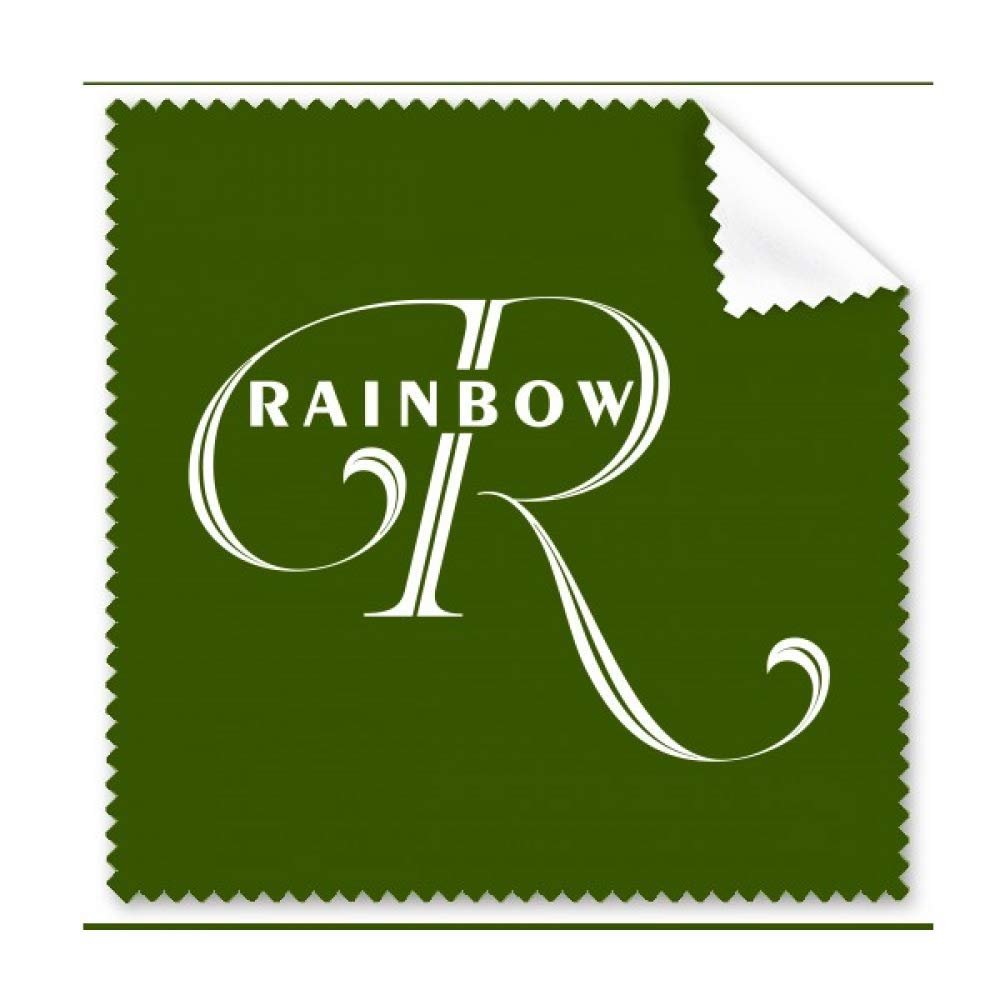 Letter Expression Rainbow Cleaning Cloth Phone Screen Glasses Cleaner 5pcs