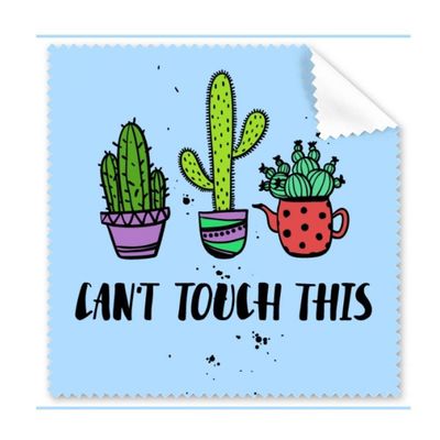 Can't Approach This Cactus Cleaning Cloth Phone Screen Glasses Cleaner 5pcs