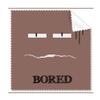Bored Brown Emotion Stare Shut Cleaning Cloth Phone Screen Glasses Cleaner 5pcs view 1
