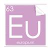 Chemistry Elements Period Table Lanthanide Europium EU Cleaning Cloth Phone Screen Glasses Cleaner 5pcs view 1