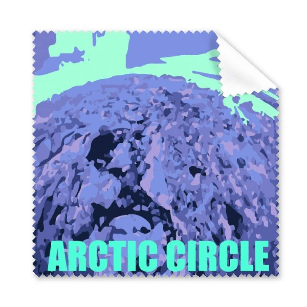 Europe Atlantic Iceland Art Deco Gift Fashion Cleaning Cloth Phone Screen Glasses Cleaner 5pcs