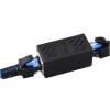 AXLIZER 2PCS RJ11 6P4C Inline Coupler Modular Female to Female Straight Telephone Extension Cable Cord Coupler Adapter Jack, Black view 3