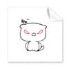 Angry Expression Stickers Cleaning Cloth Phone Screen Glasses Cleaner 5pcs view 1