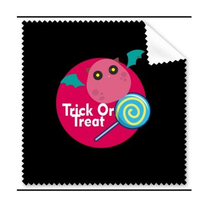 Halloween Candy Happy Trick Treat Cleaning Cloth Phone Screen Glasses Cleaner 5pcs