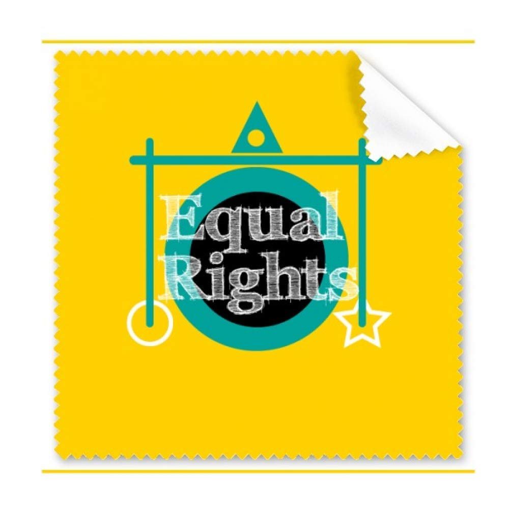 Black Freedom Equality Cleaning Cloth Phone Screen Glasses Cleaner 5pcs