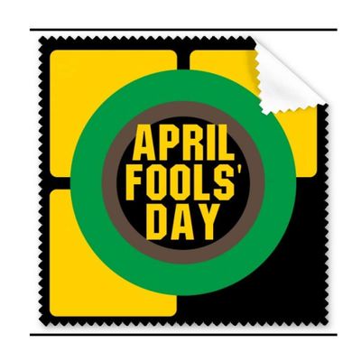 April Fool Day Cleaning Cloth Phone Screen Glasses Cleaner 5pcs