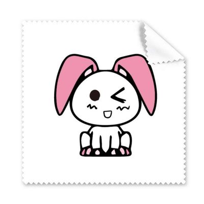 Animal Stickers Lovely Art Deco Gift Fashion Cleaning Cloth Phone Screen Glasses Cleaner 5pcs