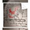 Chinese Paper-Cut Style Red Rooster Potted Mural Cleaning Cloth Phone Screen Glasses Cleaner 5pcs view 1