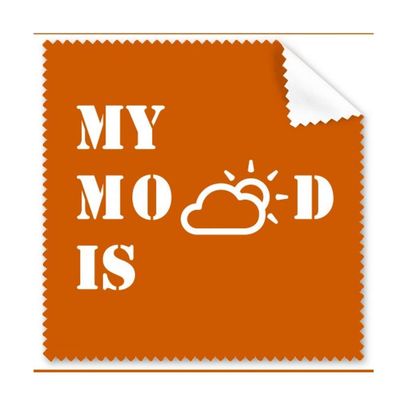 General Mood Cloud Weather Cleaning Cloth Phone Screen Glasses Cleaner 5pcs