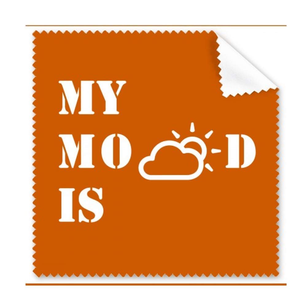 General Mood Cloud Weather Cleaning Cloth Phone Screen Glasses Cleaner 5pcs
