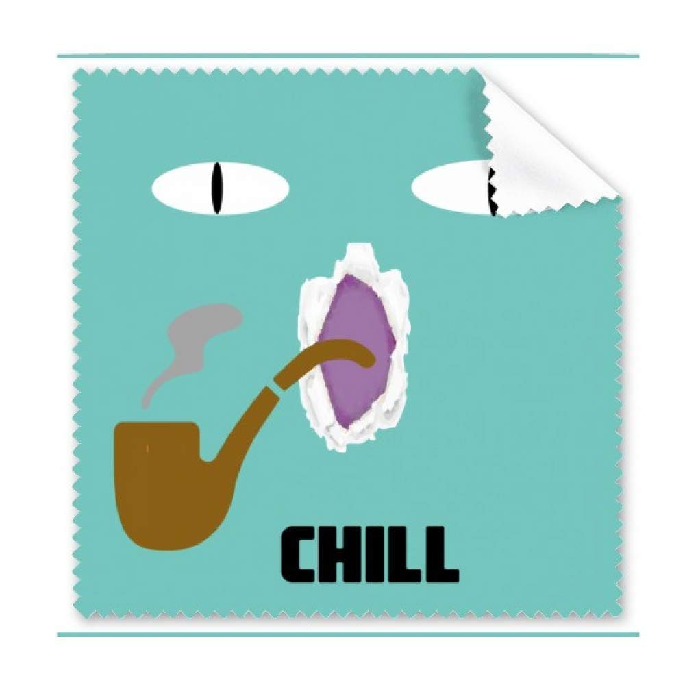 Blue Emotion Chill Smoke Cat Cleaning Cloth Phone Screen Glasses Cleaner 5pcs