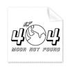 Earth Moon Around Spacecraft Cleaning Cloth Phone Screen Glasses Cleaner 5pcs view 1