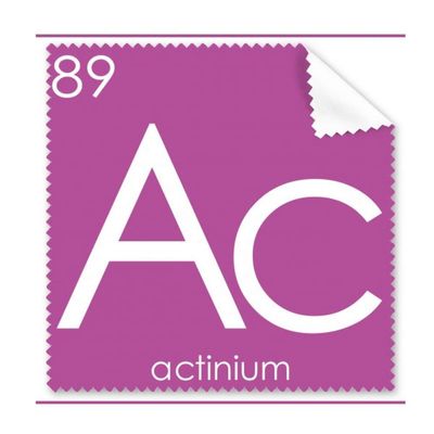 Chemistry Elements Period Table Actinide Actinium Ac Cleaning Cloth Phone Screen Glasses Cleaner 5pcs