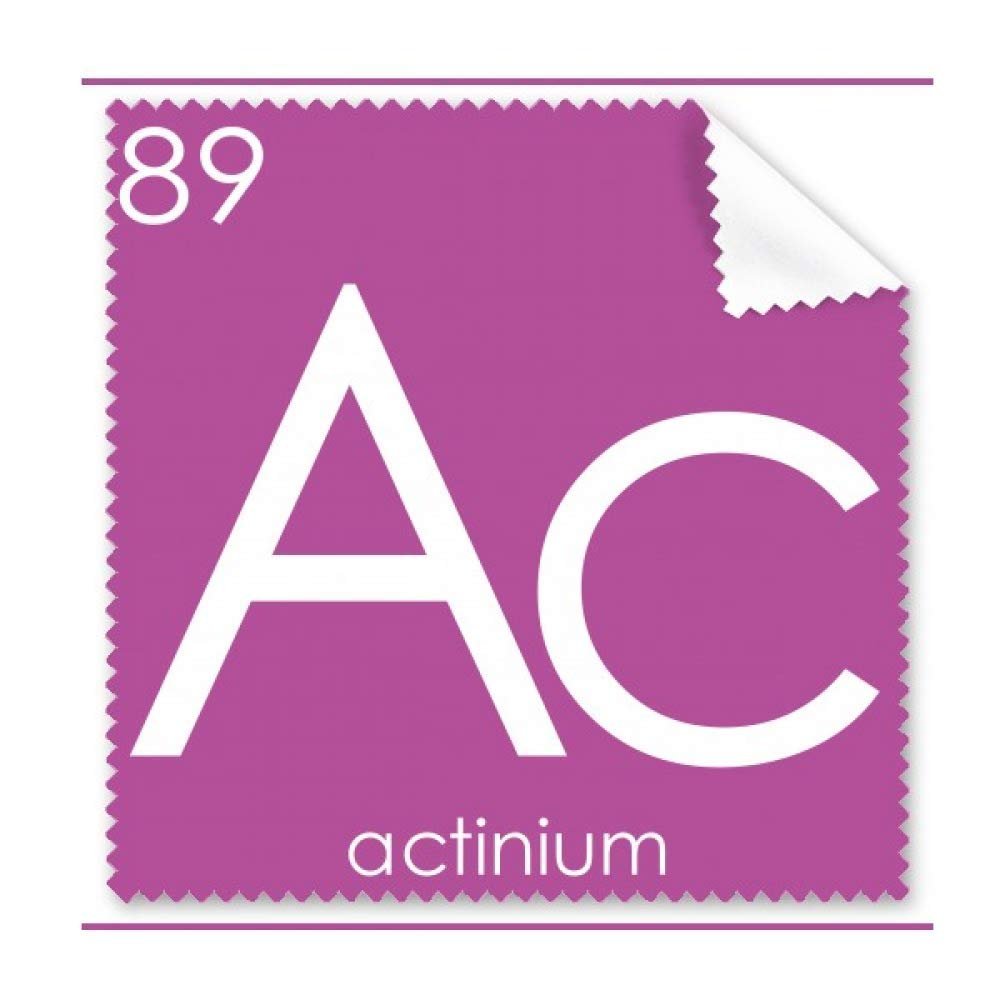 Chemistry Elements Period Table Actinide Actinium Ac Cleaning Cloth Phone Screen Glasses Cleaner 5pcs
