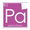 Chemistry Elements Period Table Actinide Protactinium Pa Cleaning Cloth Phone Screen Glasses Cleaner 5pcs view 1