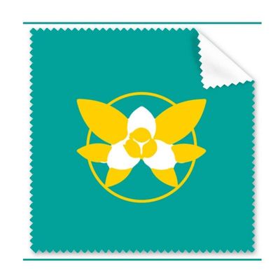 Cambodia National Flower Tourism Culture Cleaning Cloth Phone Screen Glasses Cleaner 5pcs