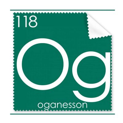 Chemistry Elements Period Table Rare Gas Oganesson Og Cleaning Cloth Phone Screen Glasses Cleaner 5pcs