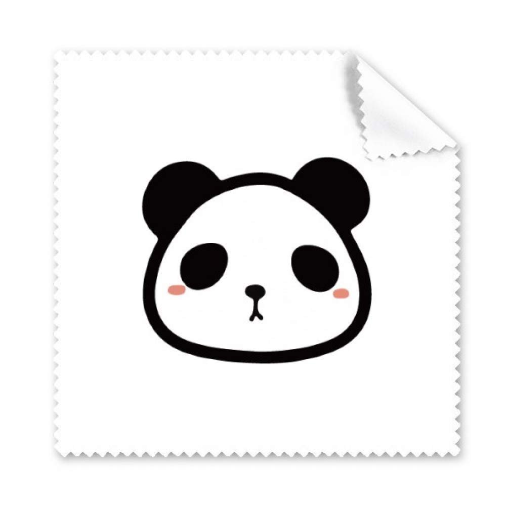Animal Panda Round Plush Lovely Cat Cleaning Cloth Phone Screen Glasses Cleaner 5pcs