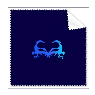 Blue Mysterious Pattern Head Cleaning Cloth Phone Screen Glasses Cleaner 5pcs