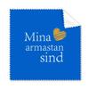 Estonia Ethnicity Literal Script Language Cleaning Cloth Phone Screen Glasses Cleaner 5pcs view 1