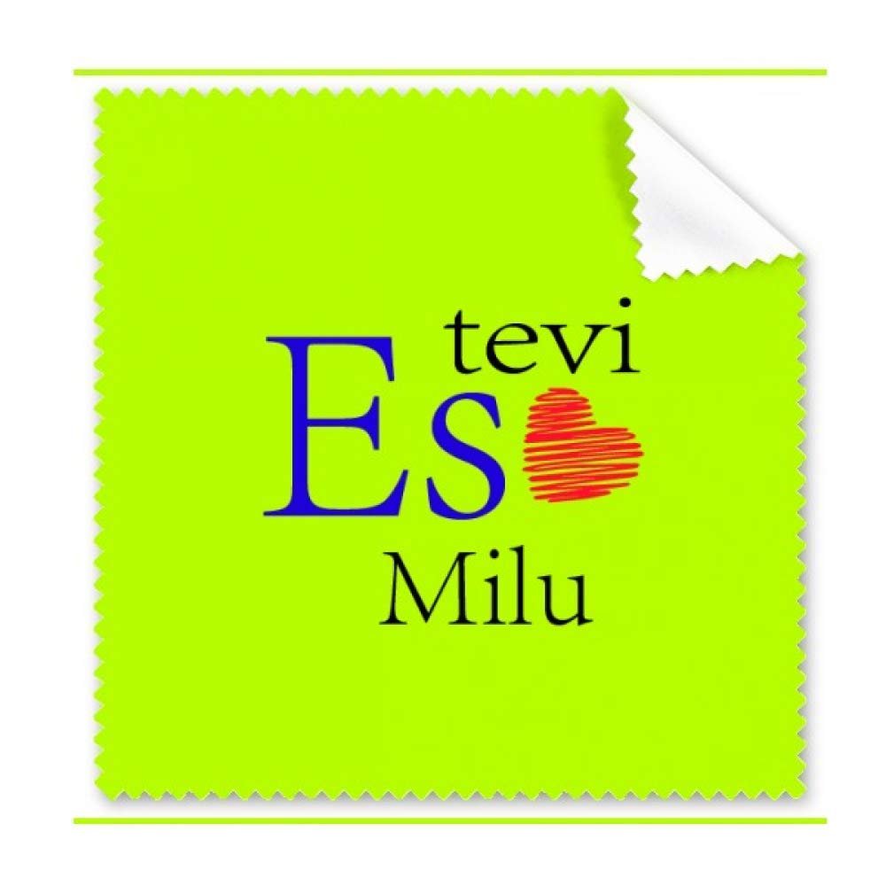 Armor Latvia Native I Love You Affection Cleaning Cloth Phone Screen Glasses Cleaner 5pcs