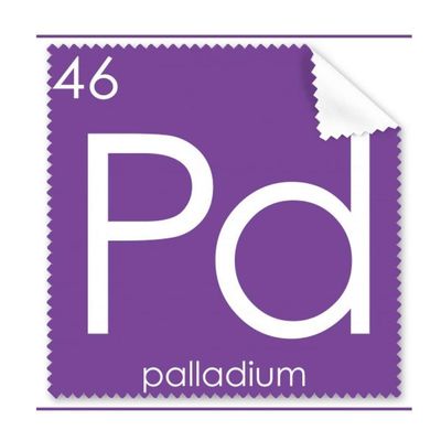 Chemistry Elements Period Table Transition Metals Pd Cleaning Cloth Phone Screen Glasses Cleaner 5pcs