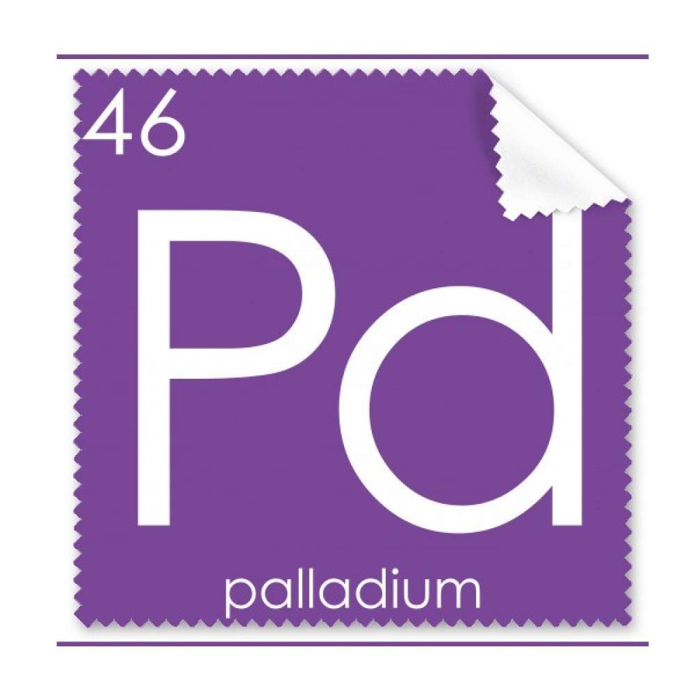 Chemistry Elements Period Table Transition Metals Pd Cleaning Cloth Phone Screen Glasses Cleaner 5pcs