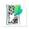 Bamboo Panda Food Mother Art Deco Gift Fashion Cleaning Cloth Phone Screen Glasses Cleaner 5pcs view 1
