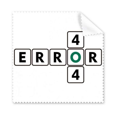 Error Arranging Search Coincidence Cleaning Cloth Phone Screen Glasses Cleaner 5pcs