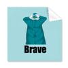 Doctor Stay Home Save Valor Cleaning Cloth Phone Screen Glasses Cleaner 5pcs view 1