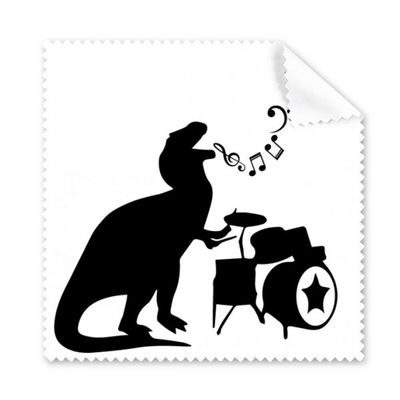 Drums Singing Music Beating Cleaning Cloth Phone Screen Glasses Cleaner 5pcs