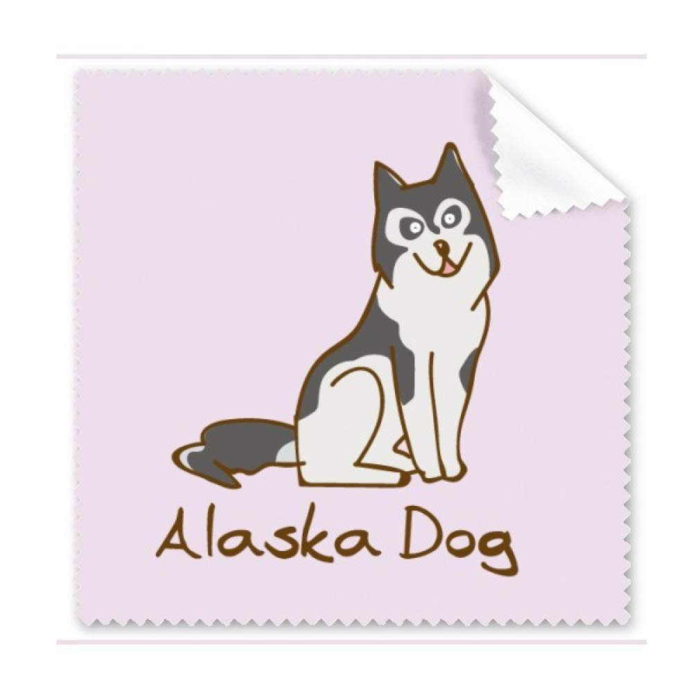 Alaskan Dog Breed USA Art Deco Gift Fashion Cleaning Cloth Phone Screen Glasses Cleaner 5pcs