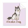 Alaskan Dog Breed USA Art Deco Gift Fashion Cleaning Cloth Phone Screen Glasses Cleaner 5pcs view 1