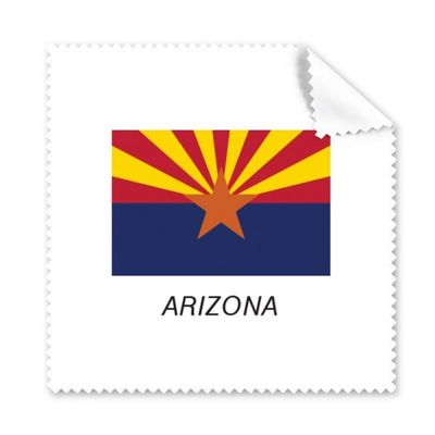 American State Flag Contour Arizona Cleaning Cloth Phone Screen Glasses Cleaner 5pcs