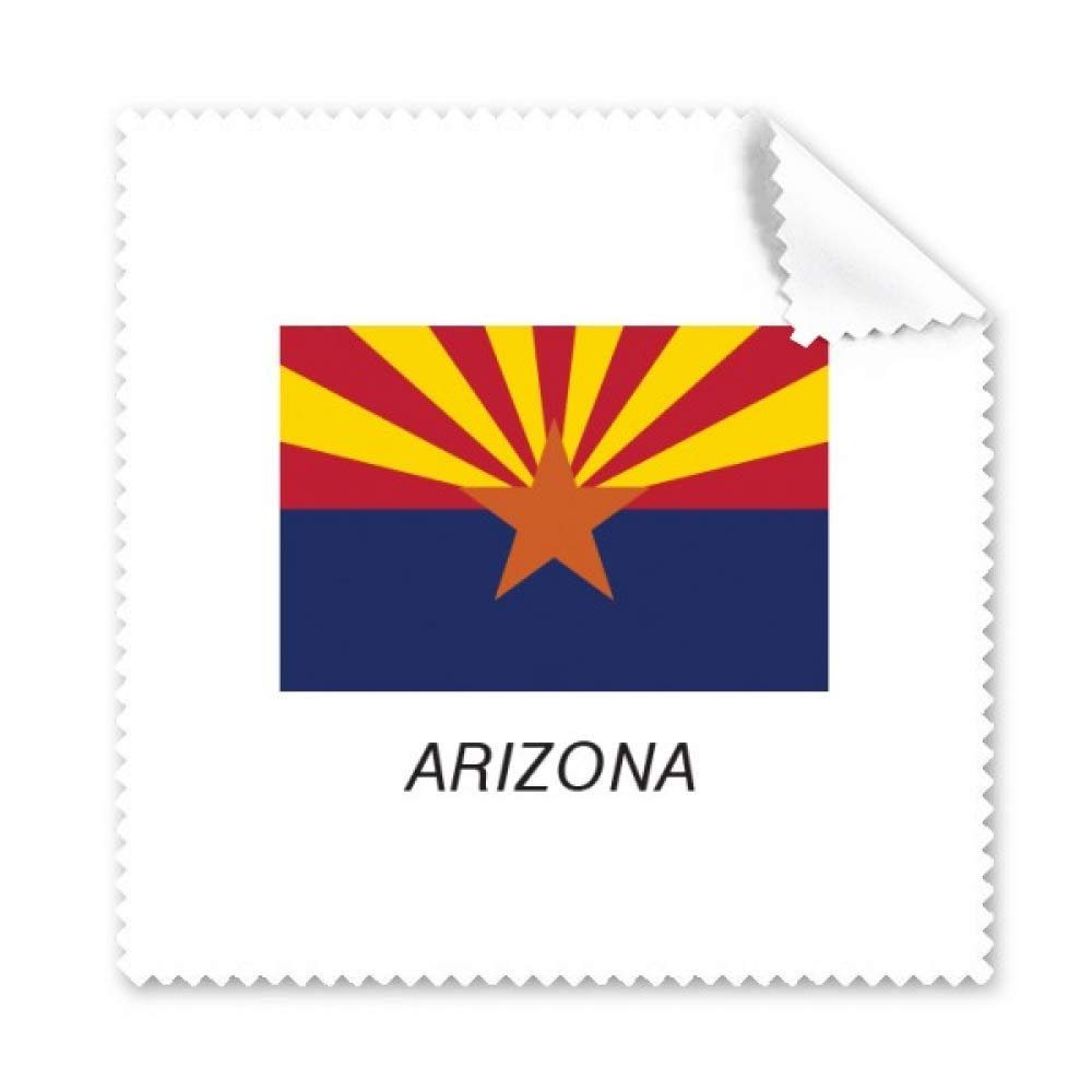 American State Flag Contour Arizona Cleaning Cloth Phone Screen Glasses Cleaner 5pcs
