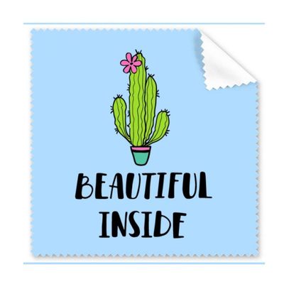 Beautiful Iside Cactus Cleaning Cloth Phone Screen Glasses Cleaner 5pcs