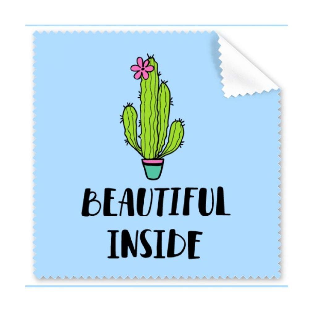 Beautiful Iside Cactus Cleaning Cloth Phone Screen Glasses Cleaner 5pcs