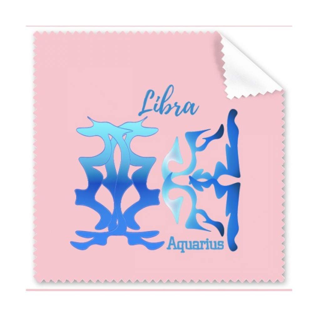 Aquarius Libra Pair Constellation Cleaning Cloth Phone Screen Glasses Cleaner 5pcs